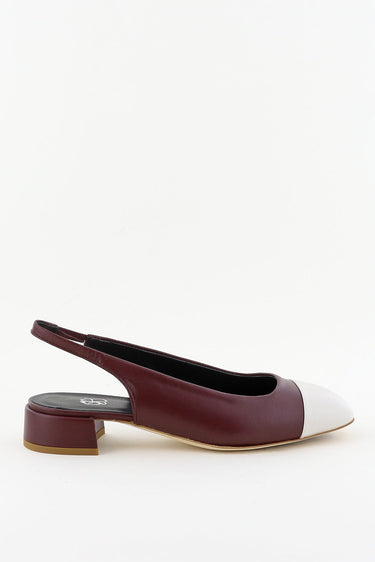 Odare ballerinas Girona nappa bordo/off white