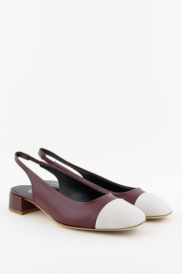Odare ballerinas Girona nappa bordo/off white