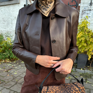 Ontdek de mooiste leren jassen bij Marjon Snieders