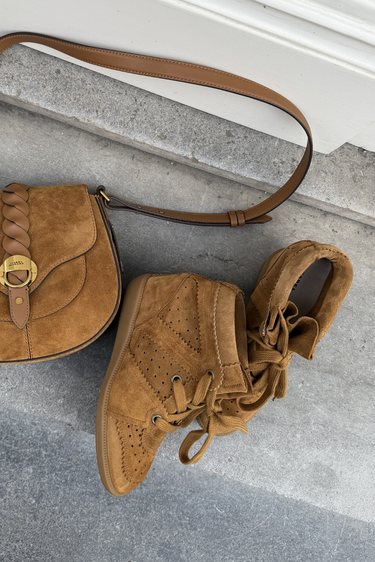 Isabel Marant sneakers Bobby BK0011FA-A1E20S cognac