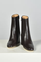 Dear Frances enkellaarsjes Alma Bootie ALMB02 espresso