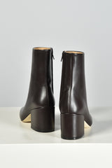 Dear Frances enkellaarsjes Alma Bootie ALMB02 espresso