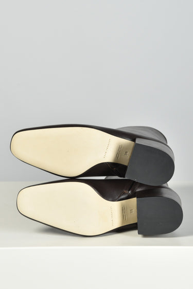 Dear Frances enkellaarsjes Alma Bootie ALMB02 espresso