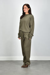 Extreme Cashmere trui Tes 355 army