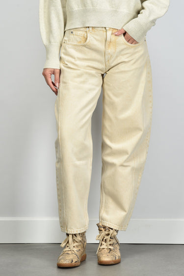 Isabel Marant jeans Oriane-Gf PA0584FA-D3H05I beige