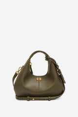 Ganni crossbody Hobo Mini C1040003 military olive