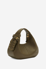 Ganni crossbody Hobo Mini C1040003 military olive