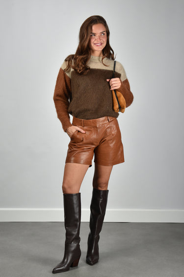 ARMA shorts Doree 019L261081.02 cognac