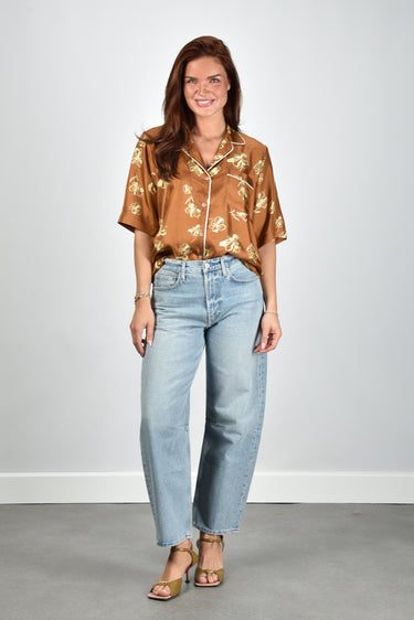AVDW blouse Flora Z1142 brown
