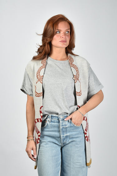 AVDW gilet Snake Z1192 ecru