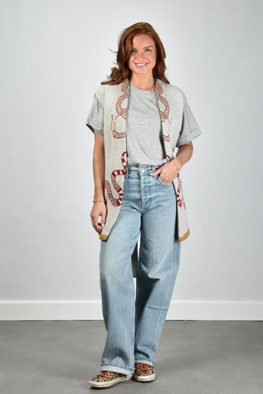 AVDW gilet Snake Z1192 ecru