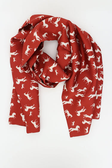 AVDW shawl Cavalo W122 burgundy