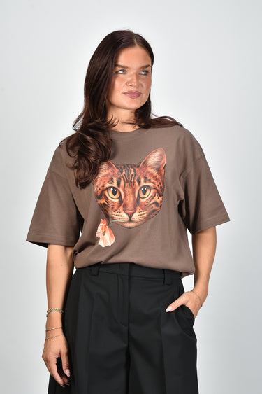 AVDW t-shirt Catty T-Shirt Mocha W1125 brown
