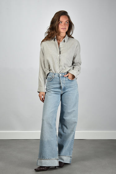 Academia blouse Gioia 73D11-020 unito grigio