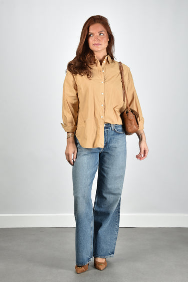 Academia blouse Giorgia 76DT1-922 beige plain