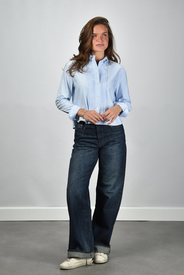 Academia blouse Miuccia 73D3-620 unito celeste