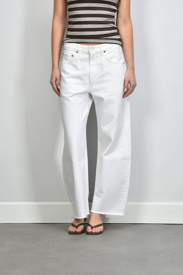 Agolde jeans Low Curve Fray A238-1183 milkshake