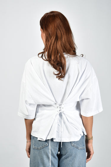 Agolde t-shirt Ellerly A7427-1521 white