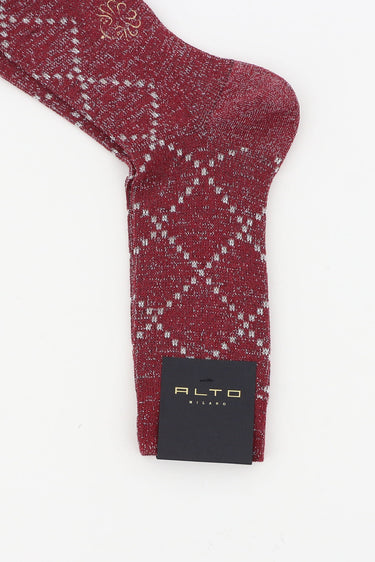 Alto Milano sokken 25AIAM1103DC bordeaux
