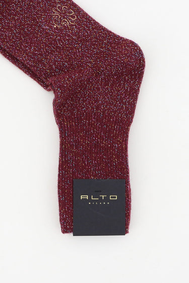 Alto Milano sokken 25AIAM1440DC bordeaux