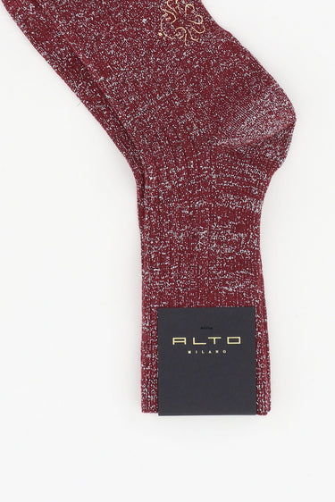 Alto Milano sokken AIAM0092DC 006 bordeaux