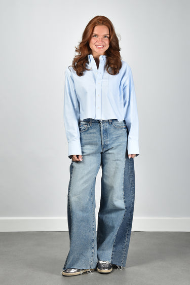 Ami Paris blouse FSH770.CO0031 bleu ciel