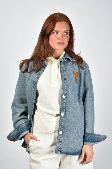 Ami Paris blouse ADC UJK897.DE0046 bleu used