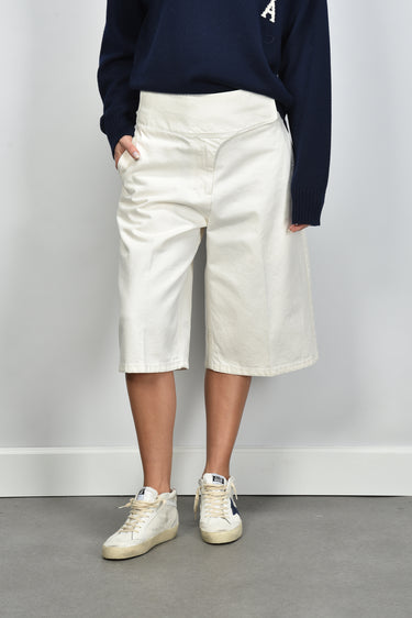 Ami Paris short FSO840.DE0126 blanc creme