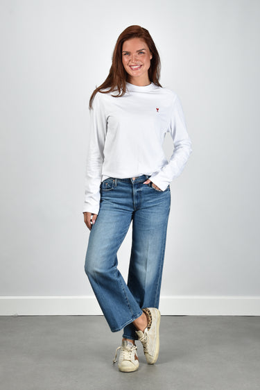 Ami Paris t-shirt ADC Ts Ml Rouge BFUTS235.724 blanc