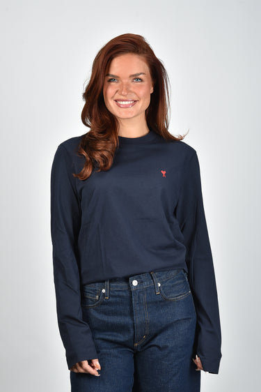 Ami Paris t-shirt ADC Ts Ml Red BFUTS235.724 navy blue