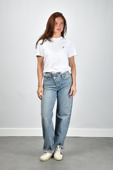 Ami Paris t-shirt ADC Ts Rouge BFUTS035.724 blanc