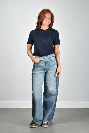 Ami Paris t-shirt ADC Ts Rouge BFUTS035.724 bleu nuit