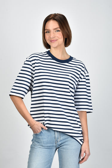 Ami Paris t-shirt UTS374.JE0210 encre/blanc