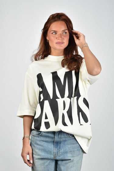 Ami Paris t-shirt UTS381.726 blanc creme