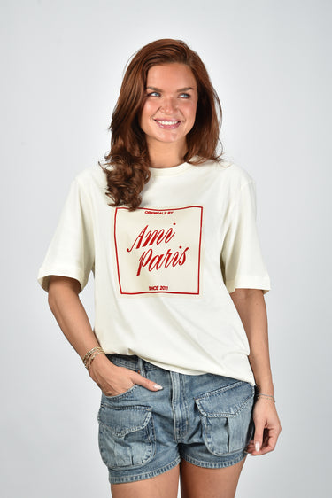 Ami Paris t-shirt UTS385.726 blanc creme