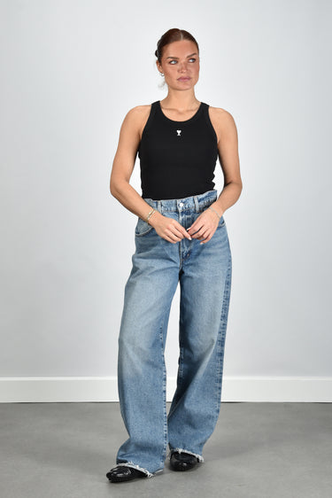 Ami Paris top FTP811.JE0117 noir/blanc creme