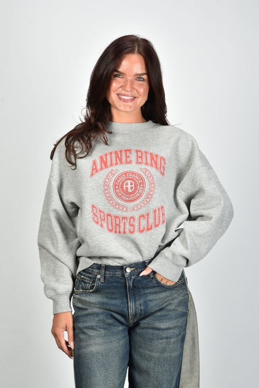 Anine Bing trui Miles Collegiate A-08-12980-GRY1 grey