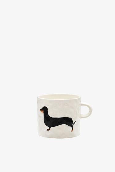 Anna + Nina Dachshund Tea Mug multicolor