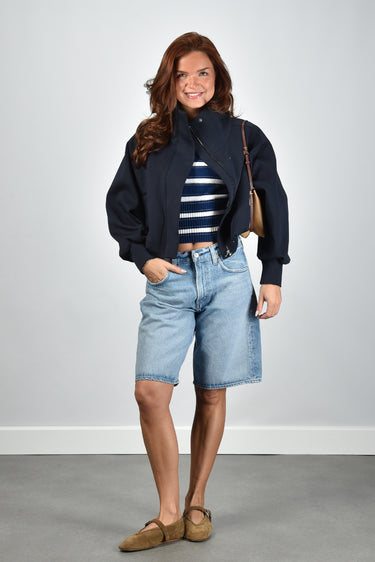 Blonde no.8 jas Bay 4000 navy