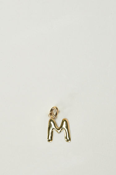 Bonnie Studios Alphabet Letter Big Pendant gold M