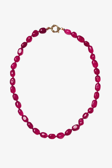 Bonnie Studios Bobby Burgundy Necklace BS952 Burgundy