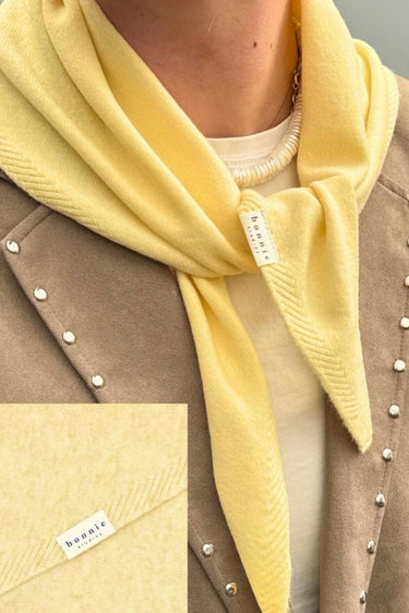 Bonnie Studios Bonnie Wool Scarf BS851 Butter Yellow