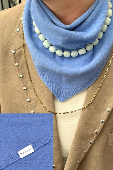 Bonnie Studios Bonnie Wool Scarf BS851 Denim Blue