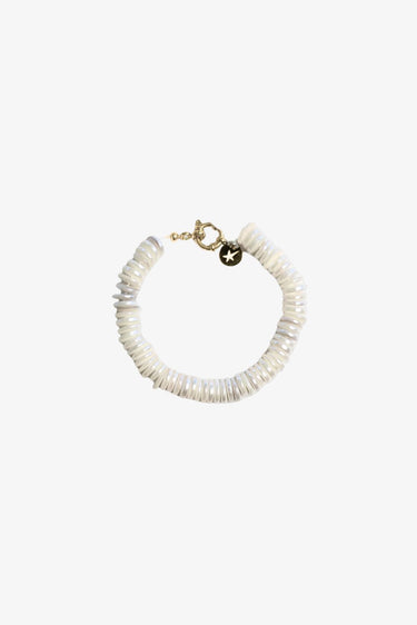 Bonnie Studios Disco Pearl Bracelet BS979 White