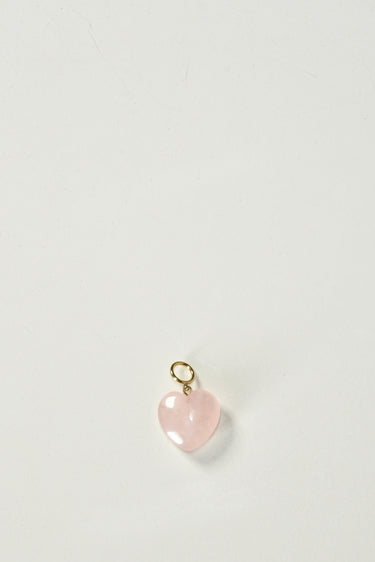 Bonnie Studios Heart Bold Pendant rozequartz