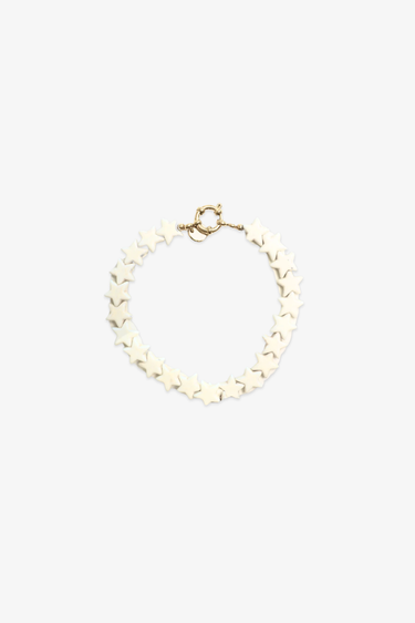 Bonnie Studios Star White Bracelet BS977 White