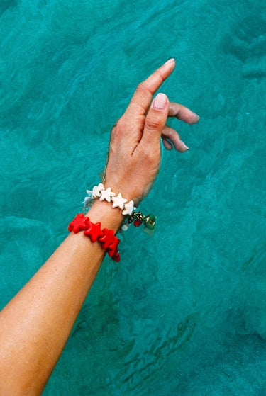 Bonnie Studios Star White Bracelet BS977 White