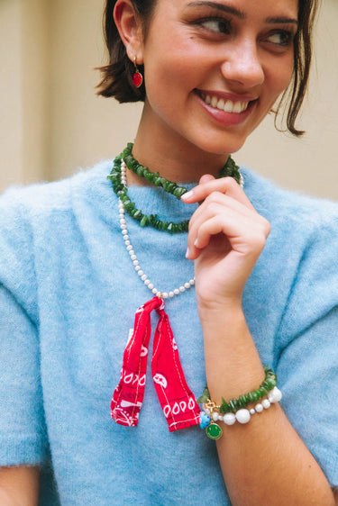 Bonnie Studios ketting Yuyu Green BS879 army green