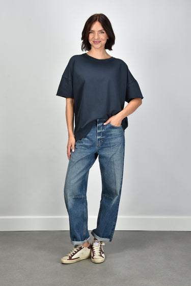 Bowery NYC sweatshirt 48BWFWB271 navy