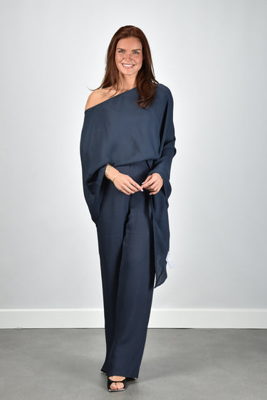 Cult Gaia broek Sara PT1349CR2964 deep lake